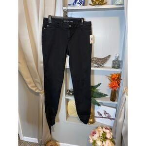 NWT Michael Kors New Black size 10 Super Stretch Skinny Jeans Bunching at Ankle
